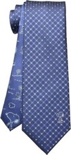  Peanuts Necktie Snoopy PNDW0456 Blue and Navy SNOOPY Total Length 142cm
