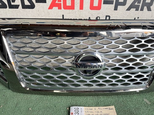 1brokenclip 2016 17 2018 2019 NISSAN TITAN XD FRONT GRILLE OEM AX98306 w/emblem - Picture 2 of 15