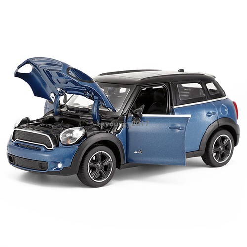 1:24 2016 BMW Mini Cooper S Countryman Modellauto Diecast Sammlermodell Blau