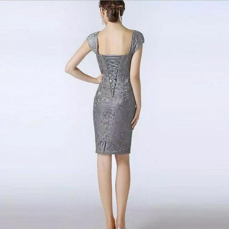 Wedding Mother Of The Bride Lace Dress Evening Formal Party Gown With Jacket Wedding Mother Of The Bride Lace Dress Evening Formal Party Gown With Jacket
