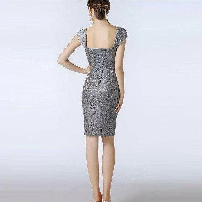Wedding Mother Of The Bride Lace Dress Evening Formal Party Gown With Jacket Wedding Mother Of The Bride Lace Dress Evening Formal Party Gown With Jacket