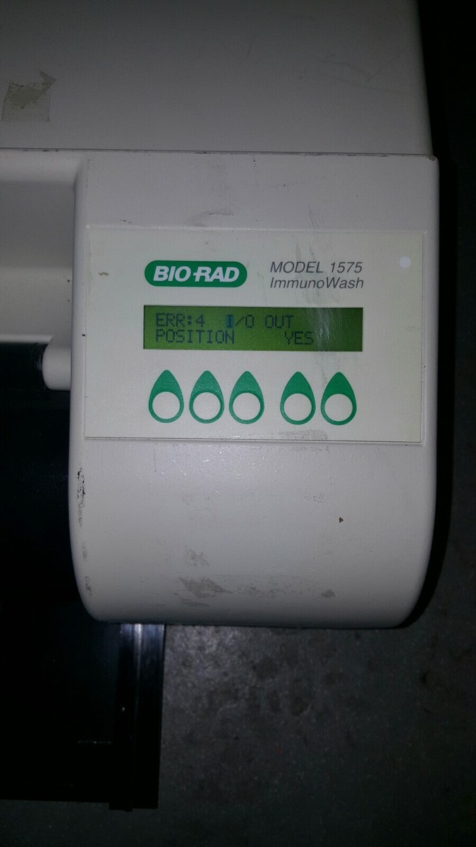 Bio-Rad Model 1575 ImmunoWash Microplate Washer BIORAD | eBay Bio-Rad Model 1575 ImmunoWash Microplate Washer BIORAD | eBay
