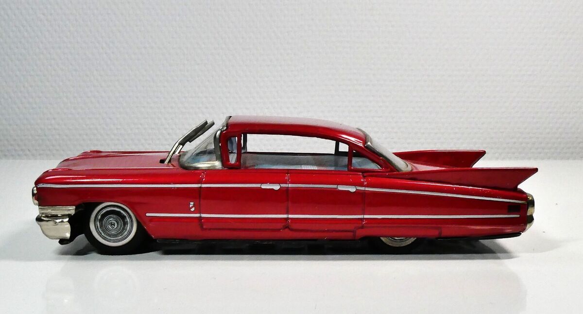 RARE Yonezawa (Japan) # 1960's CADILLAC 4-door Hardtop with RARE Yonezawa (Japan) # 1960's CADILLAC 4-door Hardtop with