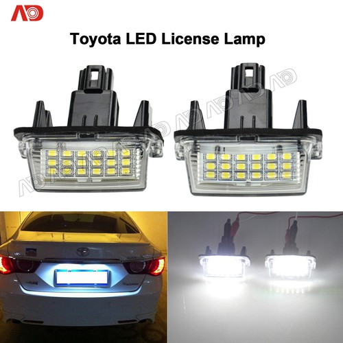 LED License Plate Number Light Assy For Toyota Camry Prius 11 Verso