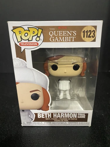 FUNKO POP ! BETH HARMON FINAL GAME 1123 POP TELEVISION BOX NOT MINT D01
