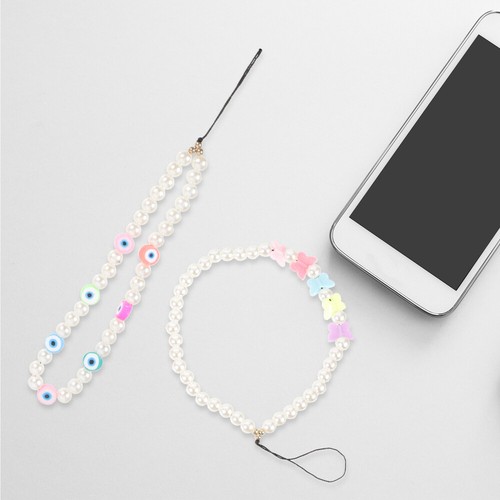 5 Pcs Mobile Phone Lanyard Pearl Chain Universal Beaded Lanyards - 第 12/12 張圖片