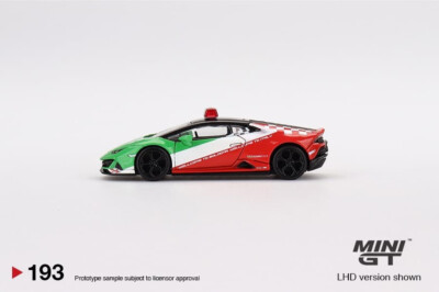 MINI GT Lamborghini Huracan EVO #193 guide car (LorR Random