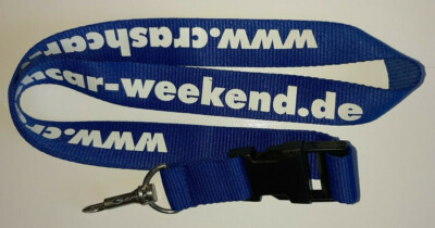 Crashcar Weekend Schlüsselband Lanyard NEU (M22)