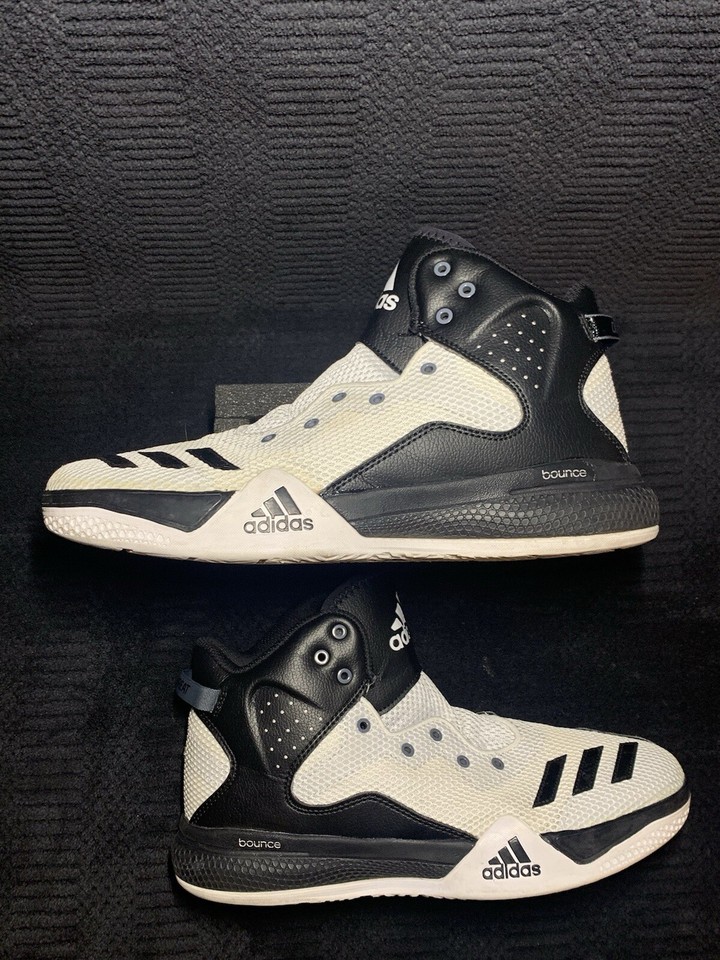 Adidas Black & White Basketball Shoes eBay
