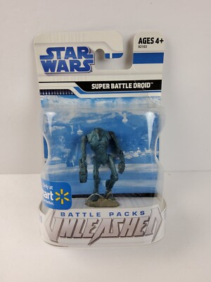 Star Wars Battle Packs Unleashed 2008 Super Battle Droid Mini Figure Wal-Mart