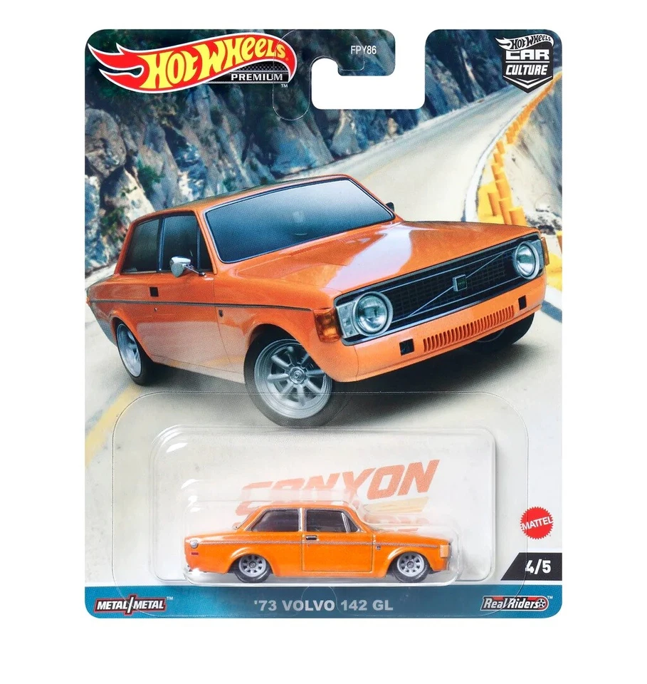 HOT WHEELS CANYON WARRIORS 1973 VOLVO 142 GL 4/5 HKC53