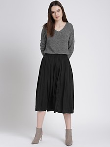 gap pleated midi skirt