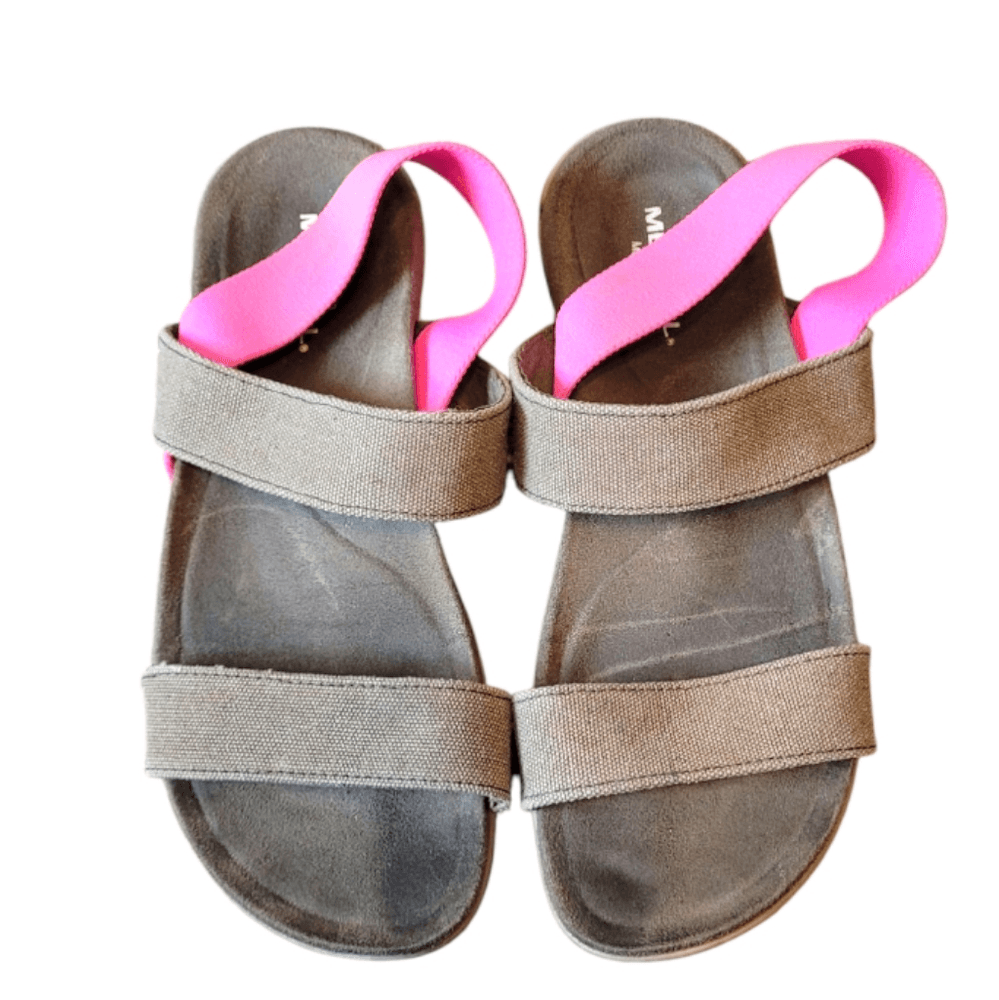 Merrell sandali donna con cinturino oliva e rosa taglia 8