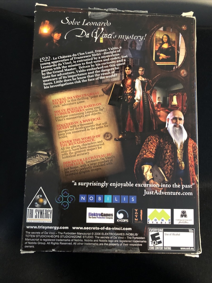 Secrets of Da Vinci: The Forbidden Manuscript (PC, 2006