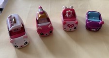 Lot Of 3 Shopkins Cutie Cars Die Cast Metal Moose