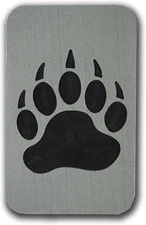 Snowboard Stomp Pad - Black Bear PAW PAD - Gray