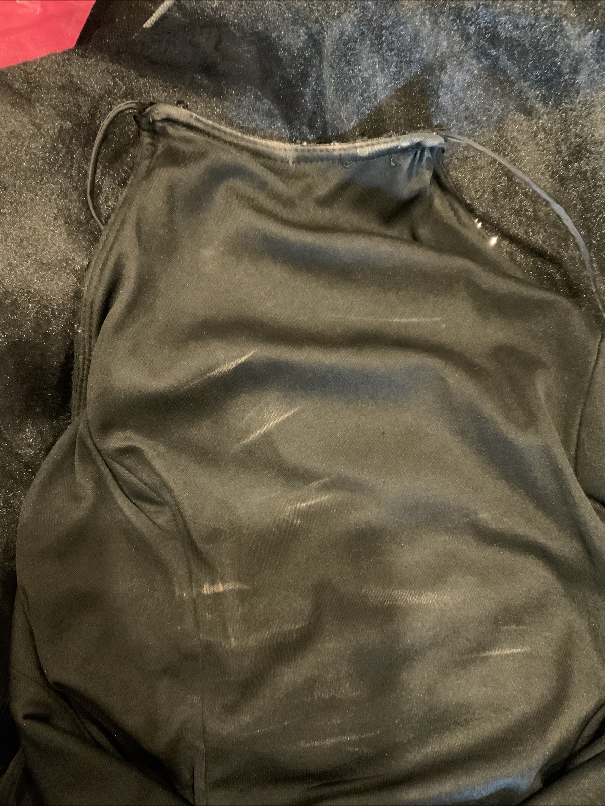 IN XS For Dillards Long Black Dress Juniors Sequined Flowy Floor Length