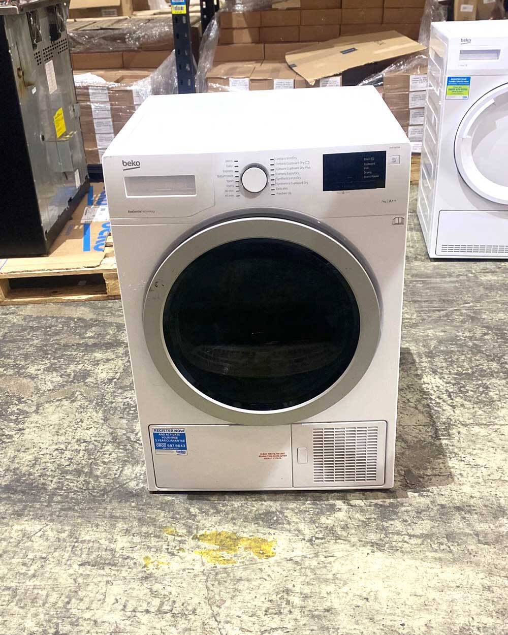 Refurbished Beko dsx83410w 8kg Tumble Dryer 6 Months Warranty Heat Pump