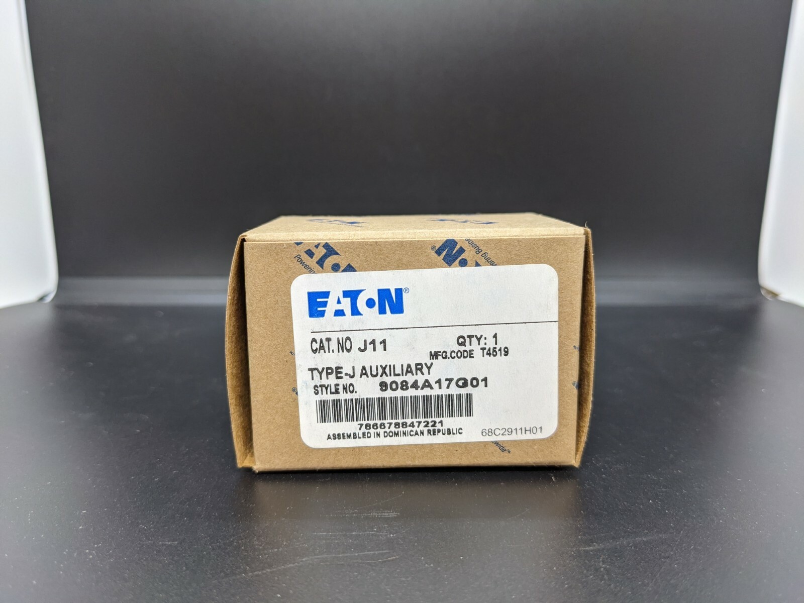 CUTLER HAMMER EATON J11 AUX CONTACT 1NO 1NC STYLE 9084A17G01