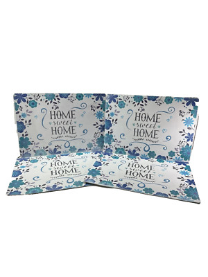 Set of 8 VTG 1990s Wipe-Clean HOME SWEET HOME Placemats READ PLEASE!