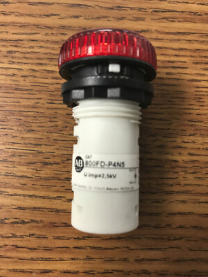 Allen Bradley 800FD-P4N5 Red LED Pilot Light 22mm