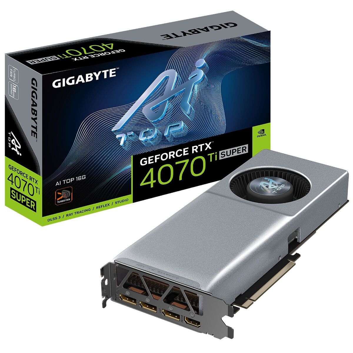 Gigabyte GeForce RTX 4070 Ti SUPER AI TOP GV-N407TSAI TOP Gigabyte GeForce RTX 4070 Ti SUPER AI TOP GV-N407TSAI TOP