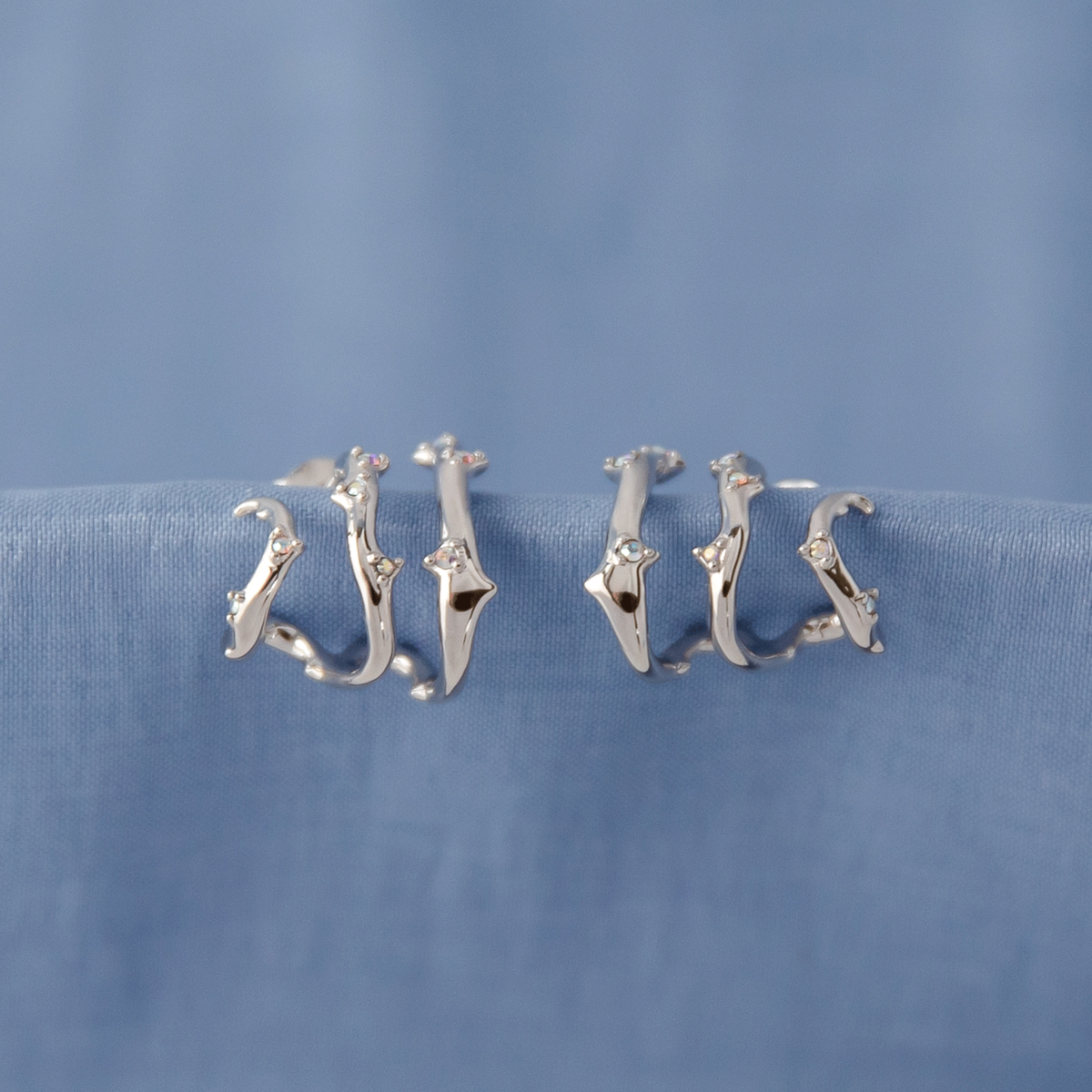 LoL League of Legends RockLove Crystal Rose Zyra Earrings Riot