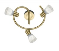 Adretter 18W Led Spot Strahler KüChe Messing Matt Metall Modern Alabaster Licht
