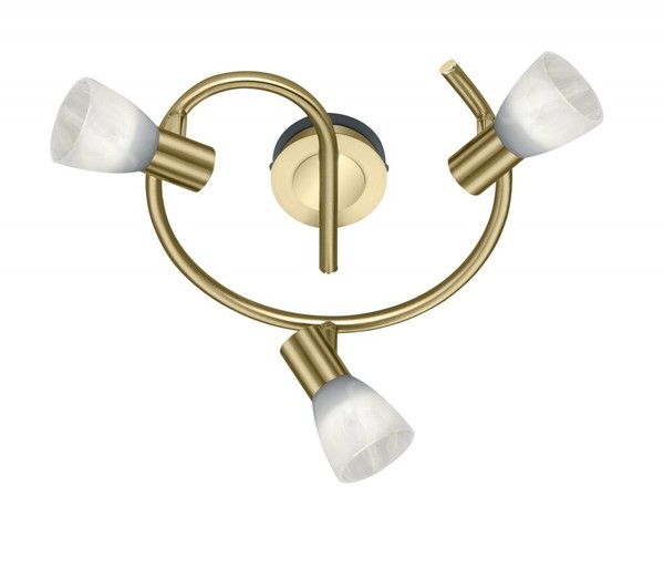 Adretter 18W Led Spot Strahler KüChe Messing Matt Metall Modern Alabaster Licht-image