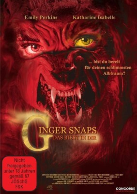 GINGER SNAPS: DAS BIEST IN DIR (2000) - DEUTSCHE FSK 18 DVD - UNCUT - NEU + OVP