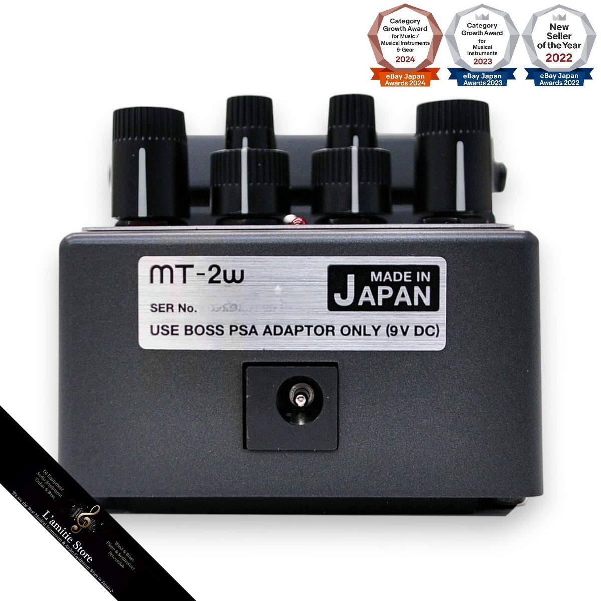 Boss MT-2W+AC Metal Zone Waza Craft Distortion Effects Pedal MT2W