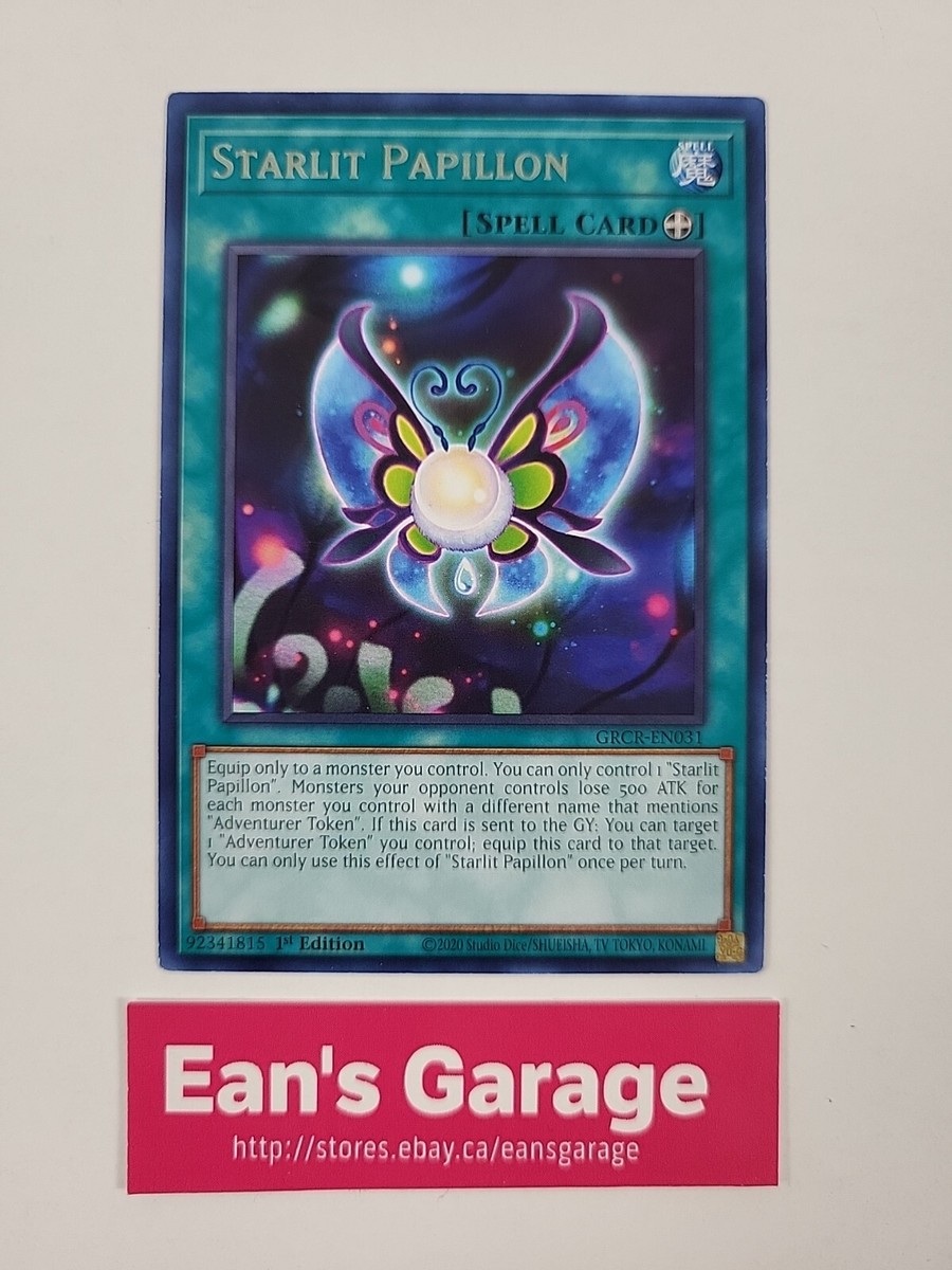 YuGiOh Starlit Papillon 1st ed GRCR-EN031 The Grand Creators Rare - Mint