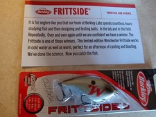 Winchester Limited Edit. Berkley Frittside Crankbait Fishing Lure Midnight Pearl