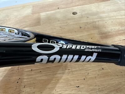 Prince O3 Speedport Black Midplus 100 in Tennis Racquet 4 5/8” (#5
