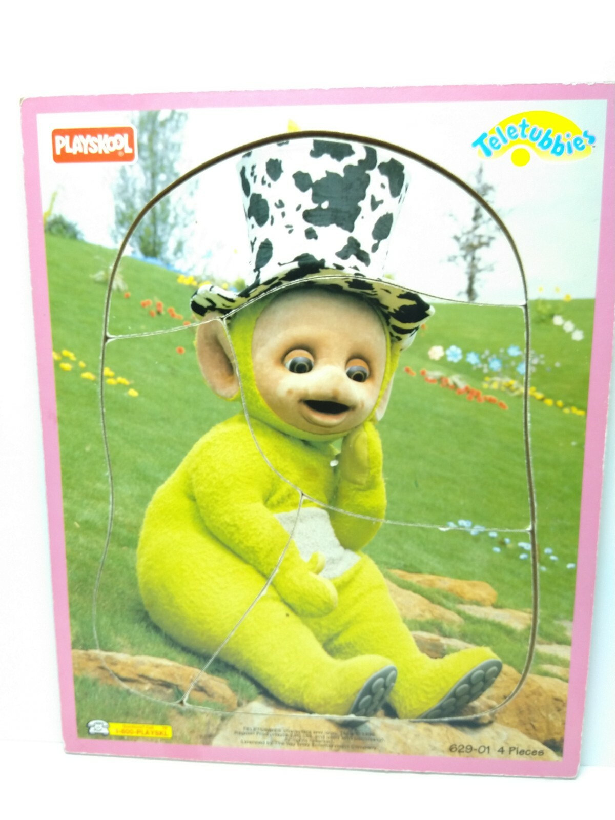 HTF Vintage 1998 Playskool Teletubbies Dipsy & Hat 4 Pc Preschool Tray Puzzle eBay