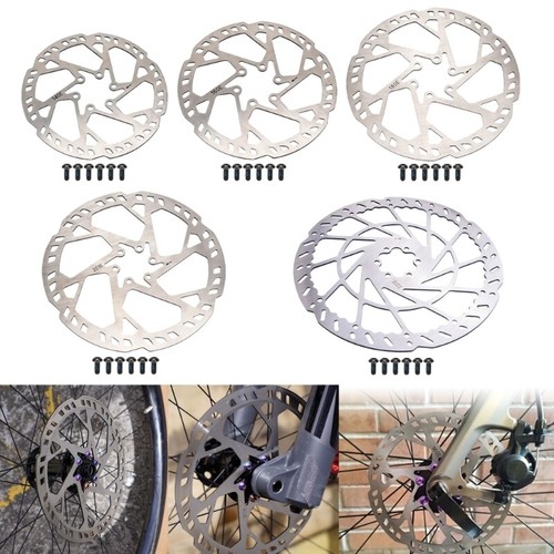 140/160/180/203/220mm Bicycles Disc Brake Rotor with Screws Easy to Install - Picture 2 of 13