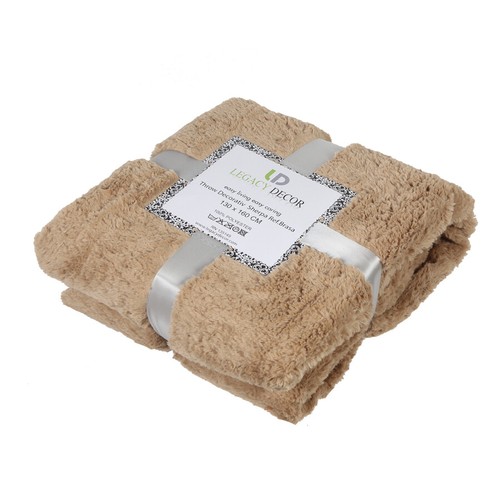 Luxury Ultra Plush and Soft Sherpa Fleece Throw Blanket Warm, 52” x 71” - Picture 8 of 22