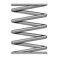 1nbx9 Compress Spring, 1/4x0.016 In, Pk 5 1nbx9 Compress Spring, 1/4x0.016 In, Pk 5