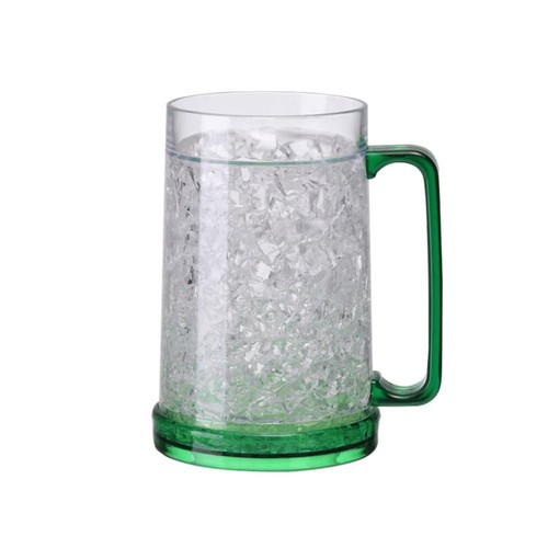 Freezer Ice Beer Mug Clear Cooling Wine Cup Double Wall Gel Frosty Beer Cup New - Picture 9 of 12