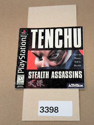 Tenchu Stealth Assassins - PS1- Manual Only **NO GAME!