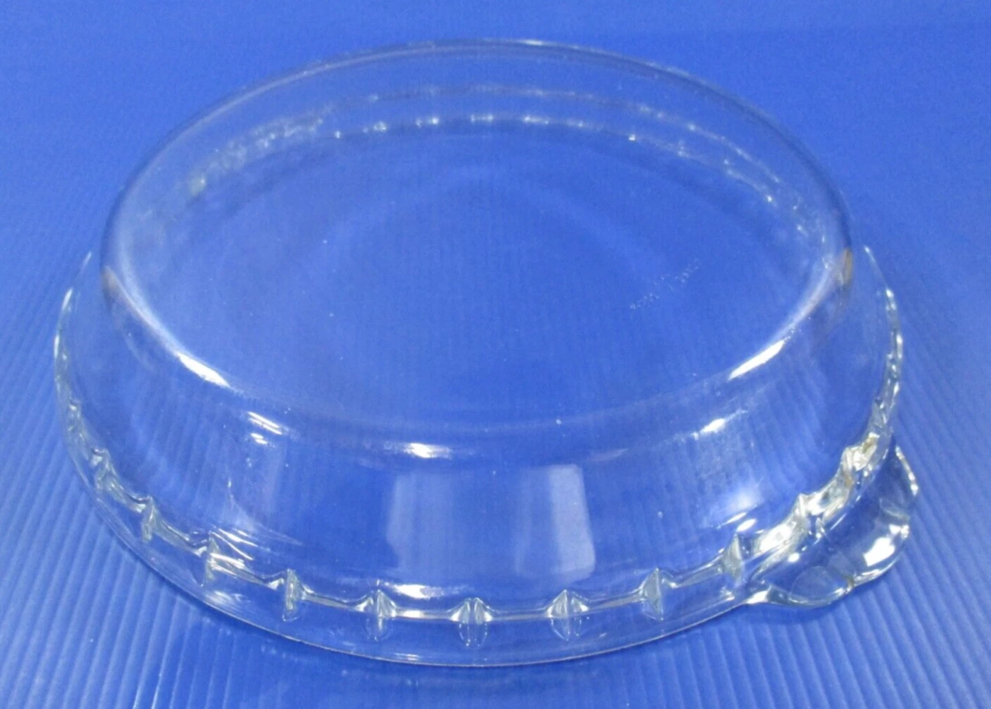 Marinex Glass #C-07 Flan Cake Pie Baking Dish Scalloped Edged 24x4.8cm Hold 1.2L
