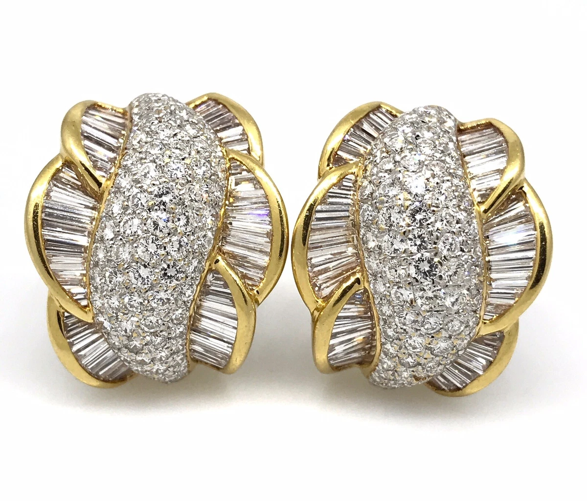 Half ring shop earrings