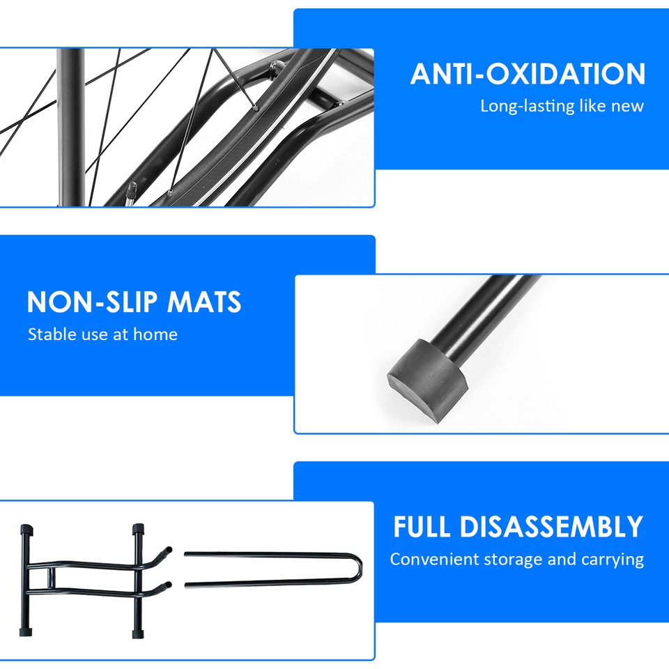 Bike Floor L Parking Stand Mountain Bicycle Display Rack Storage Holder