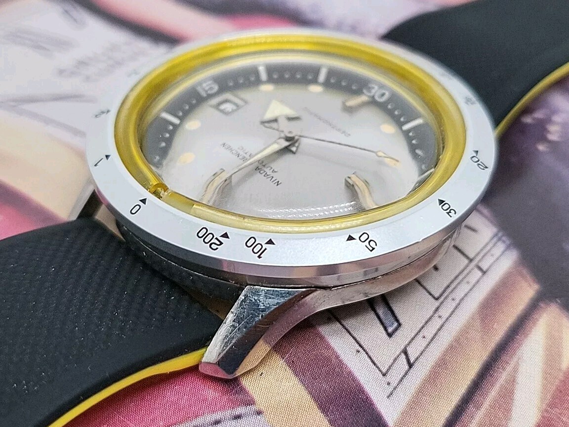 NIVADA GRENCHEN DEPTHOMATIC Automatic Vintage Wat… - image 3