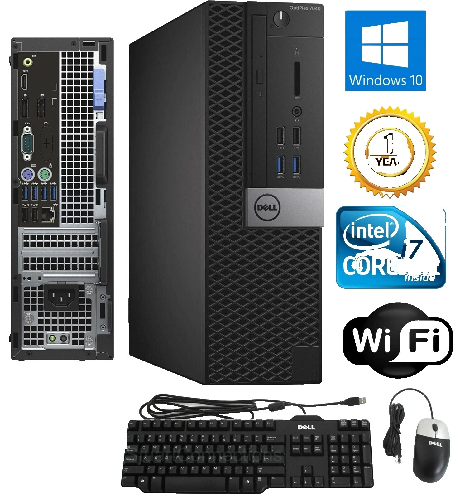 Dell Mini Desktop HDD + SSD PC Desktops & All-In-One Computers