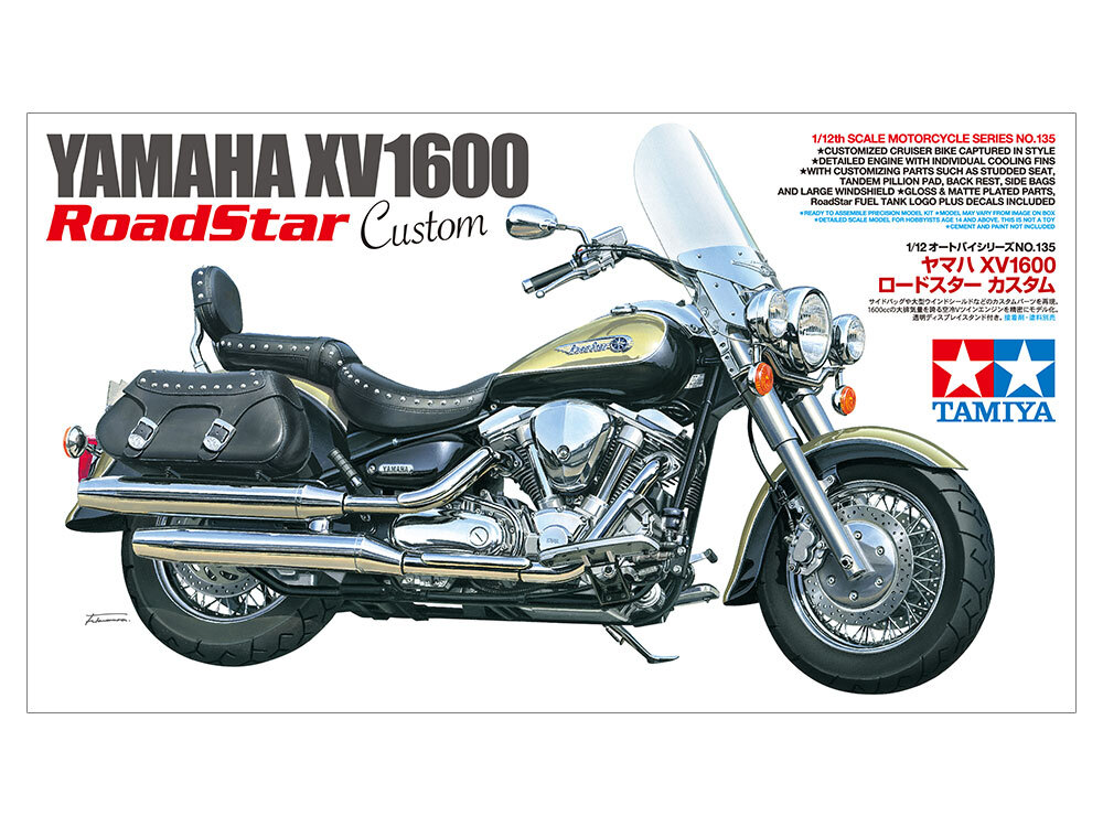 模型製作用品 YAMAHA   XV1600 Tamiya 1/12 Scale Yamaha XV1600 Roadster motorcycle Model