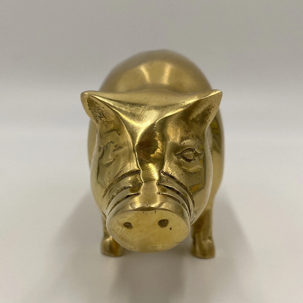 Stanley Brass Piggy Bank