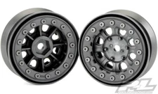 Pro-Line Denali 1.9" Bead-Loc 8 Spoke Fr/Re Wheels (2) 2747-15