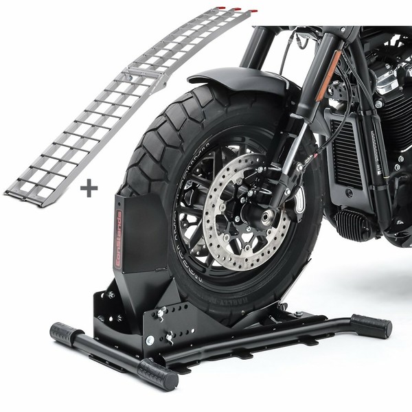 Set Motorradwippe + Auffahrrampe FüR Kawasaki Ninja 1000 SX / 650 SW3-image