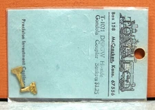 TOMALCO HO SCALE D&RGW HI-SIDE GONDOLA COUPLER STRIKER BRASS DETAIL KIT # T-1021